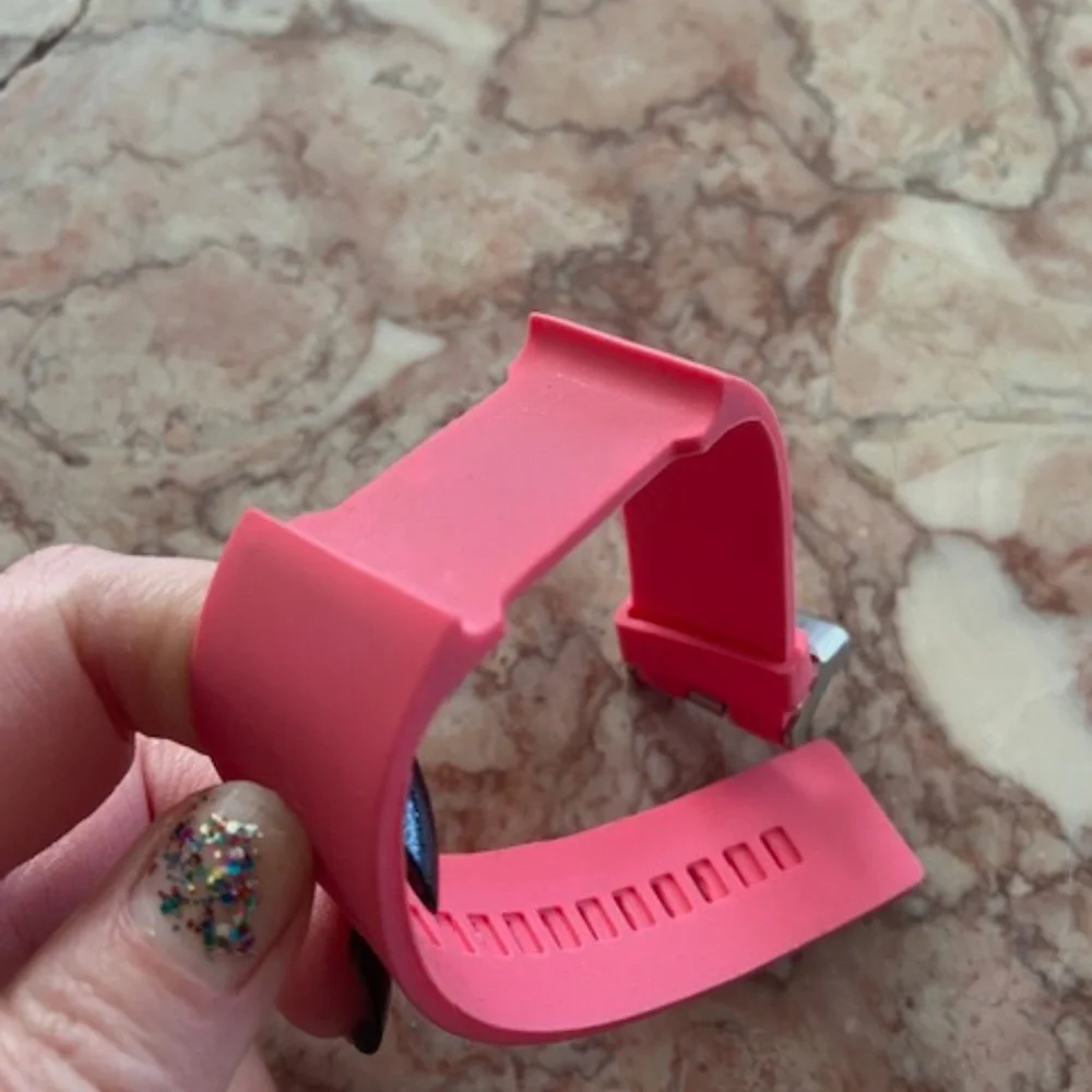 First generation Sony watch band in pink and power cord only *no watch* NEW